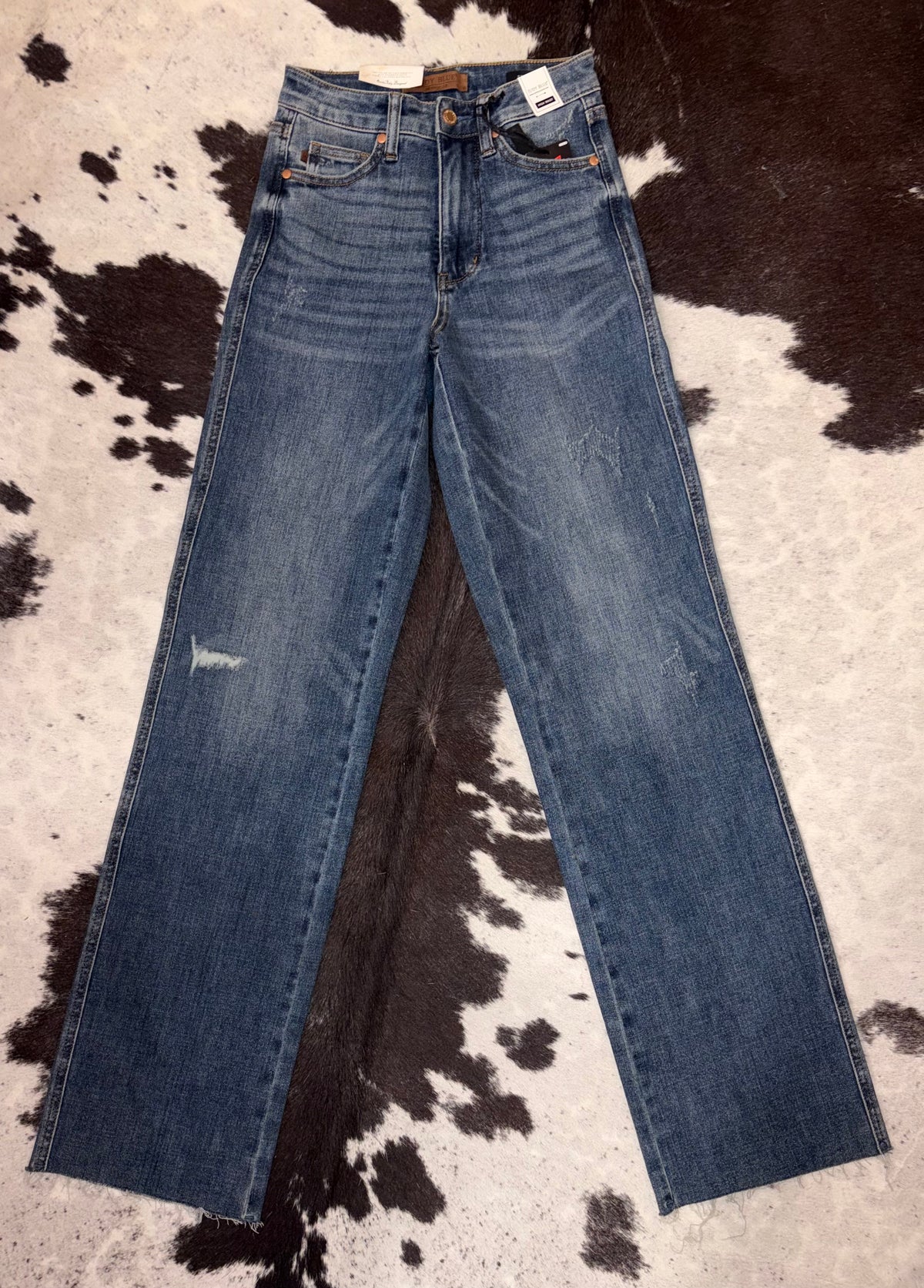 High-waist Tummy Control Straight Jeans