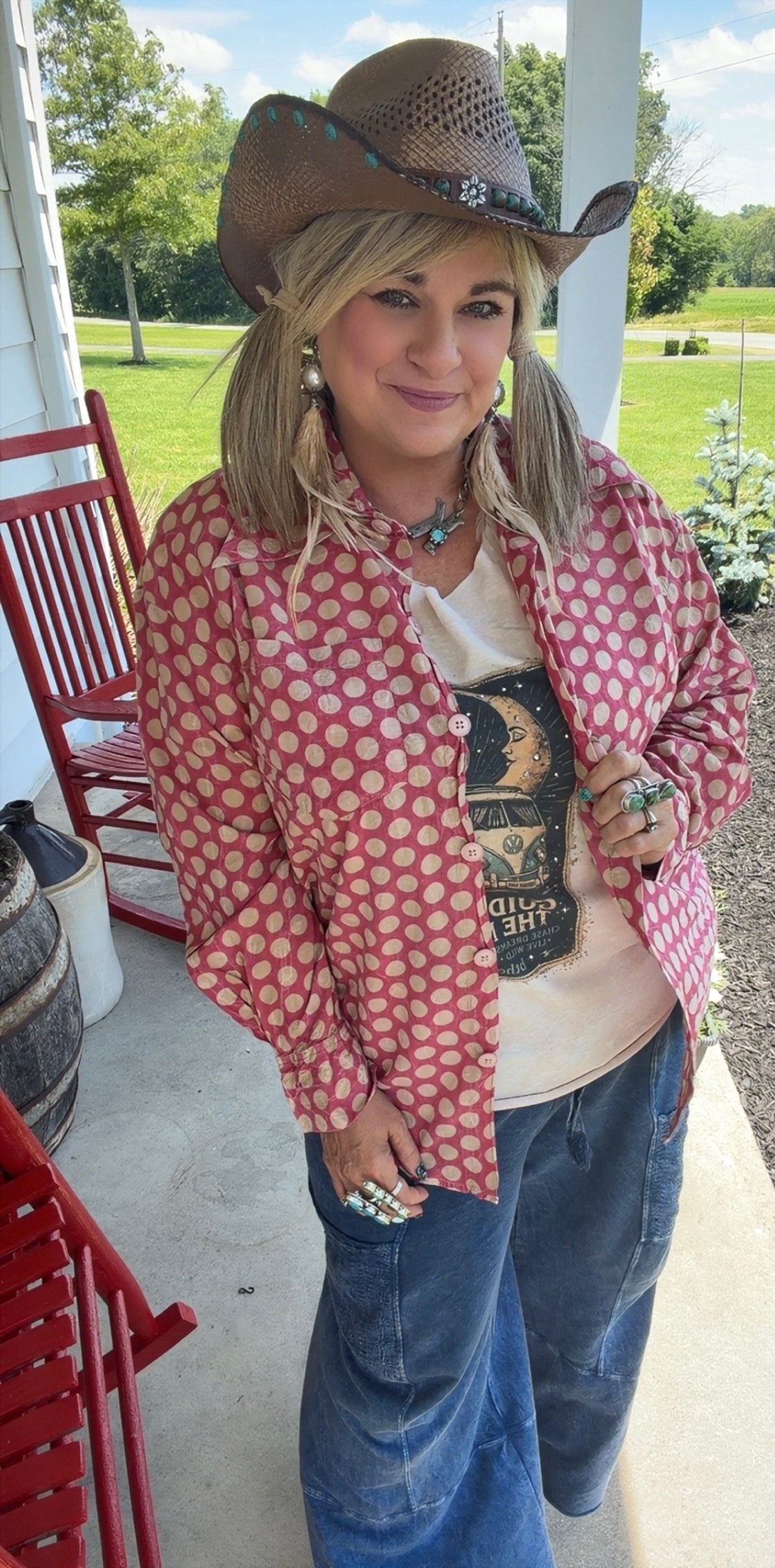 To the Point Top - Lovely Dot
