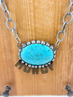 Howdy Turquoise Necklace FINAL SALE