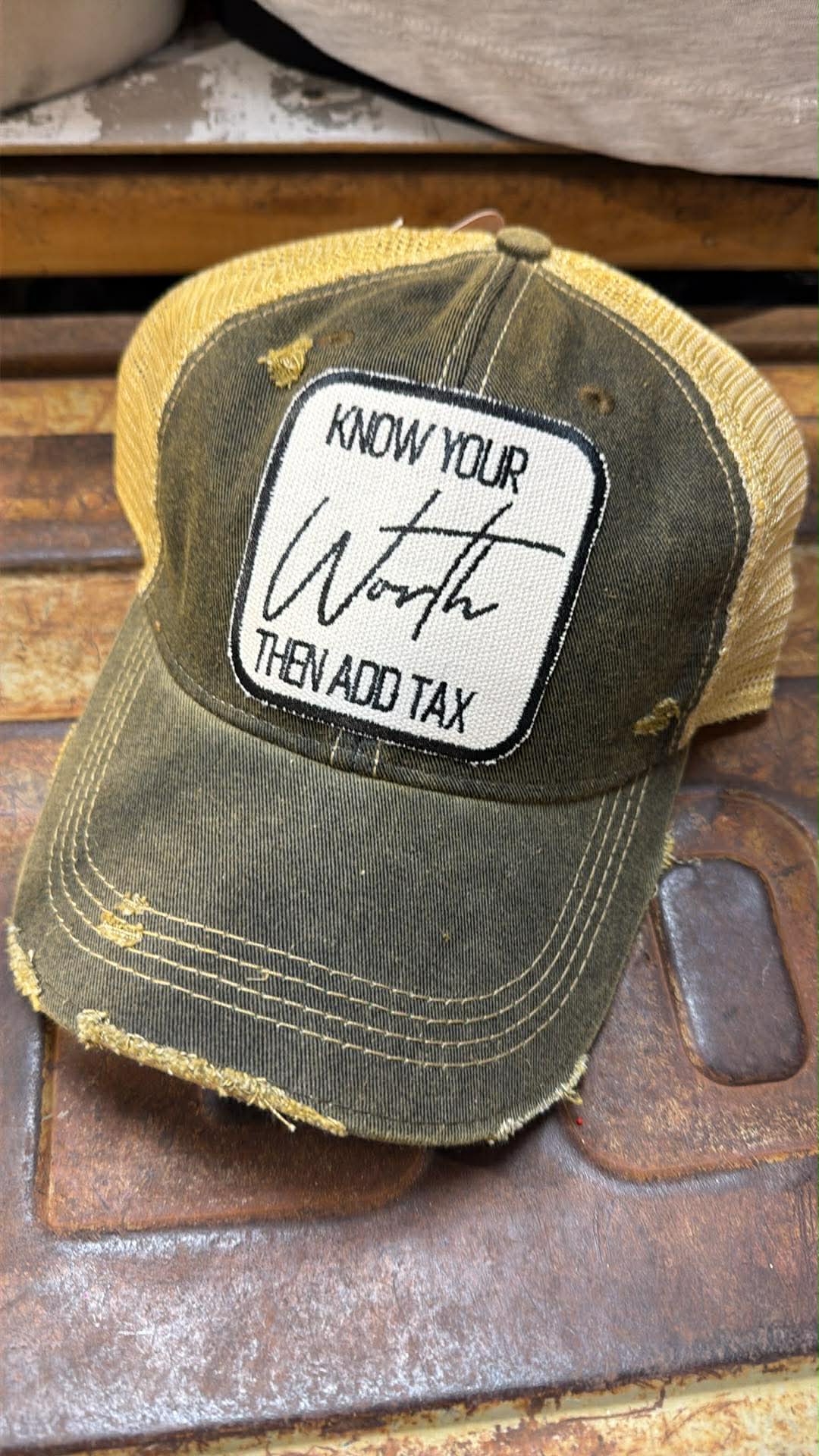 Know Your Worth- Ball Cap