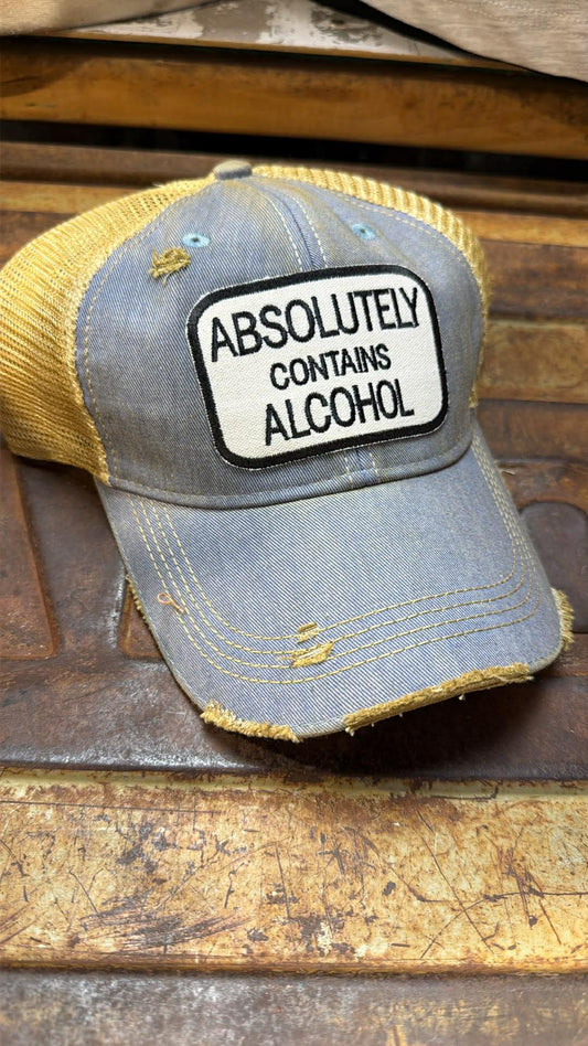 Absolutely Contains Alcohol - Ball Cap