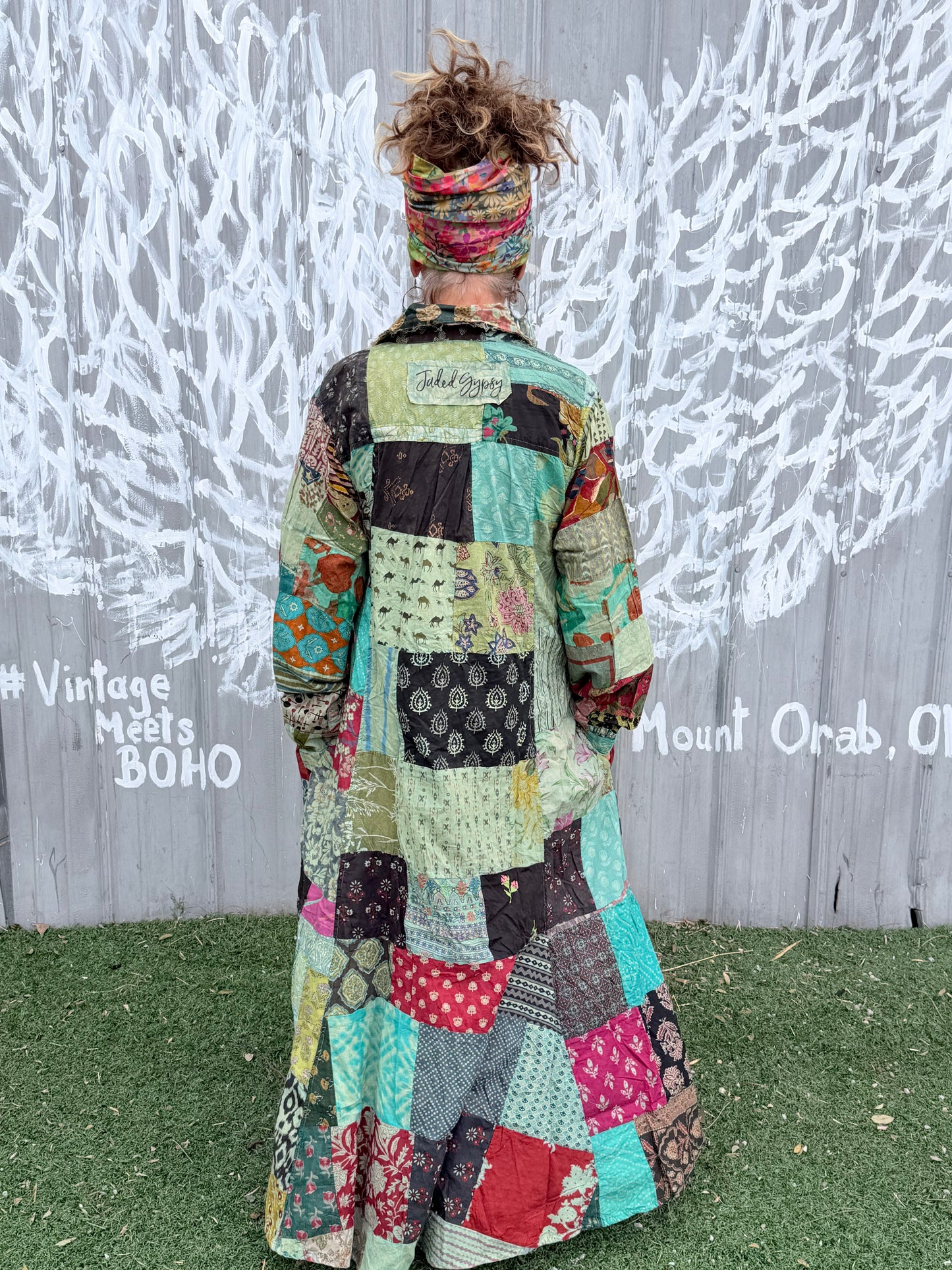 Patchwork Sunrise Duster