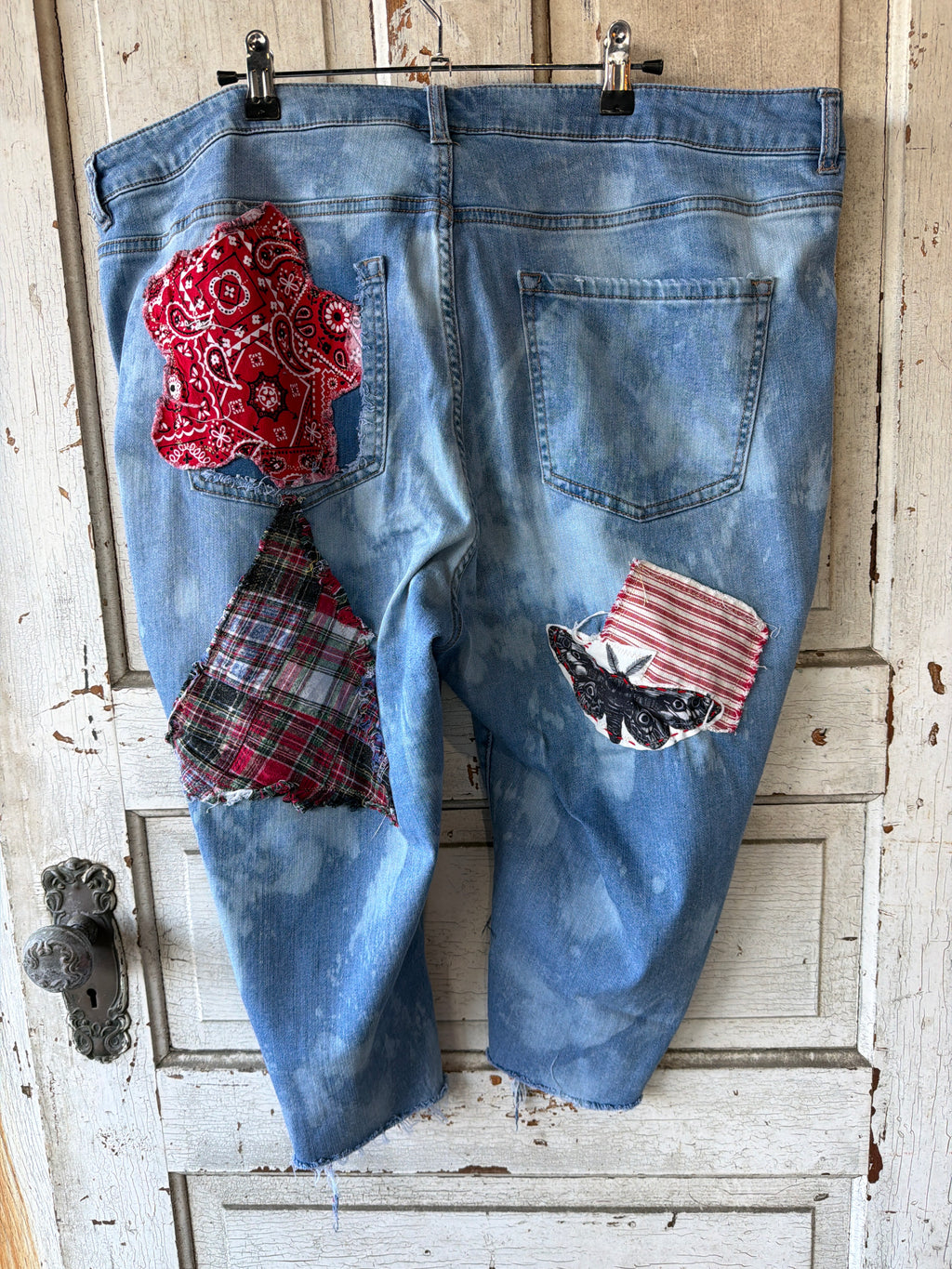 Stitched With Freedom Patchwork Capri