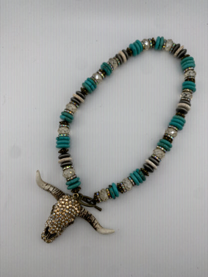 Rhinestone Renegade Necklace FINAL SALE