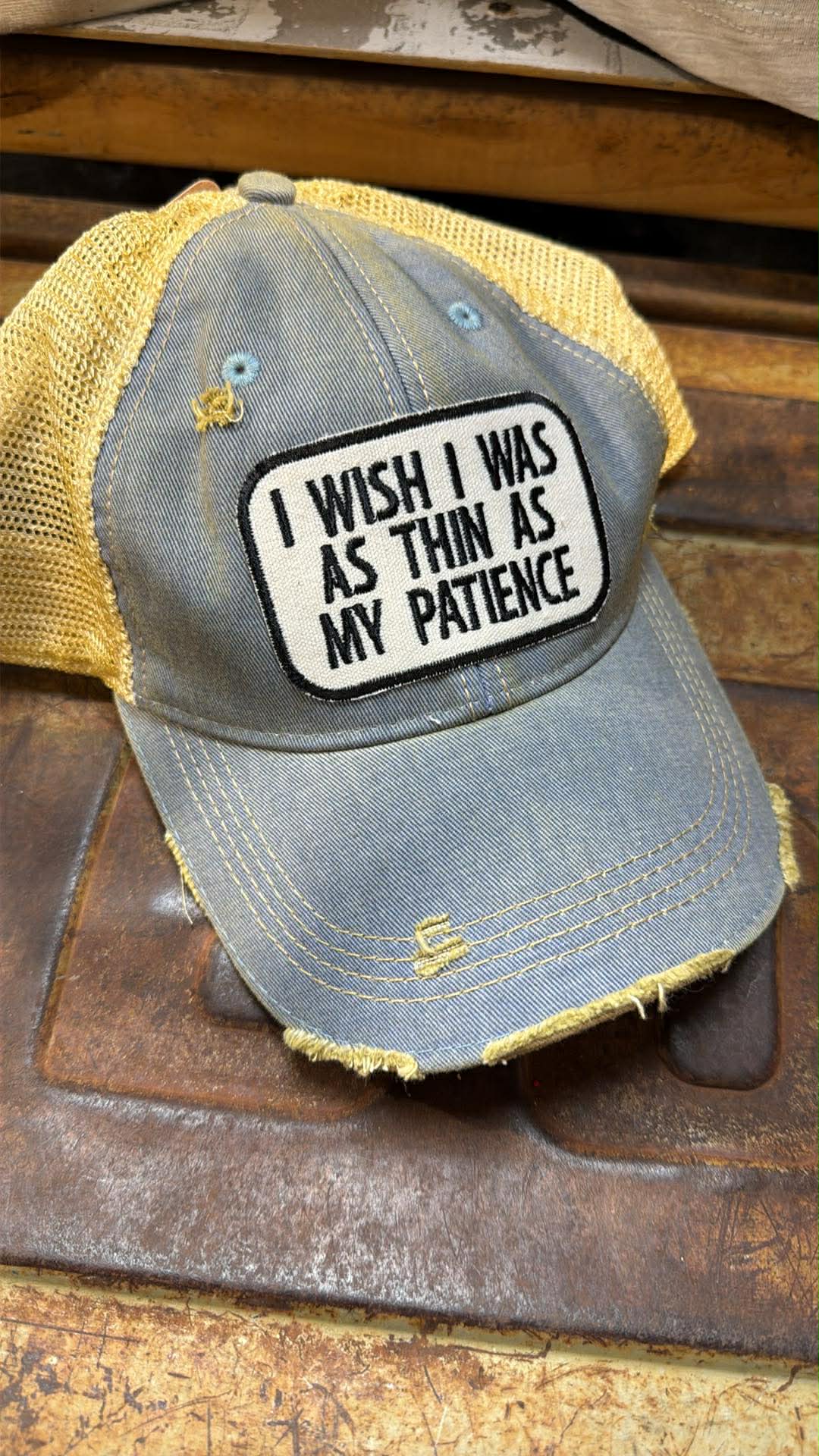 I Wish I Was as Thin as my Patience - Ball Cap