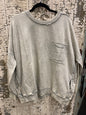 Mineral Washed Crewneck Sweatshirt - Plus Size