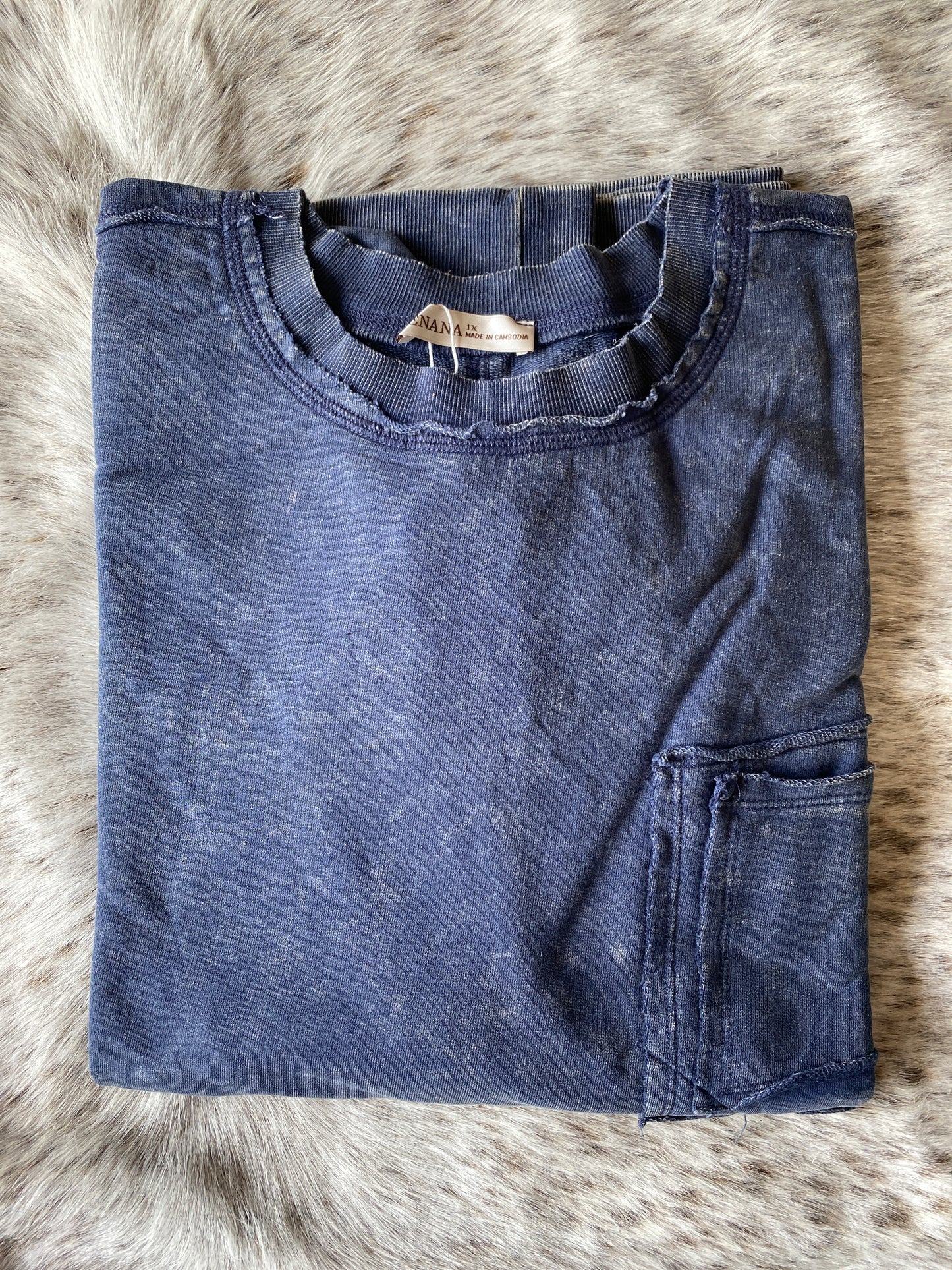 Mineral Washed Crewneck Sweatshirt - Plus Size