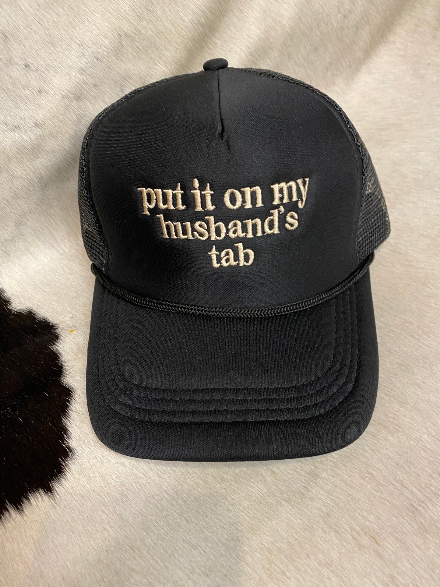 Ball Cap - Put it On My Husbands Tab