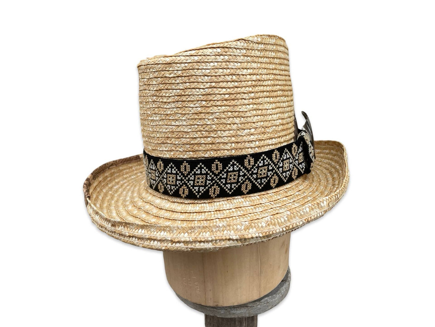Voodoo Mama - Straw Braid Top Hat