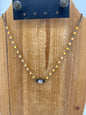 Rosary & Crystal Center Pendant Necklace FINAL SALE