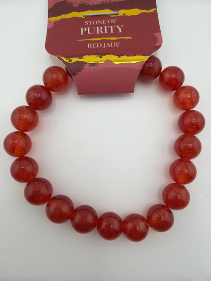 Gemstone Energy Bead Stretch Bracelets 8mm