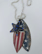 Star and Feather Beaded Necklace FINAL SALE