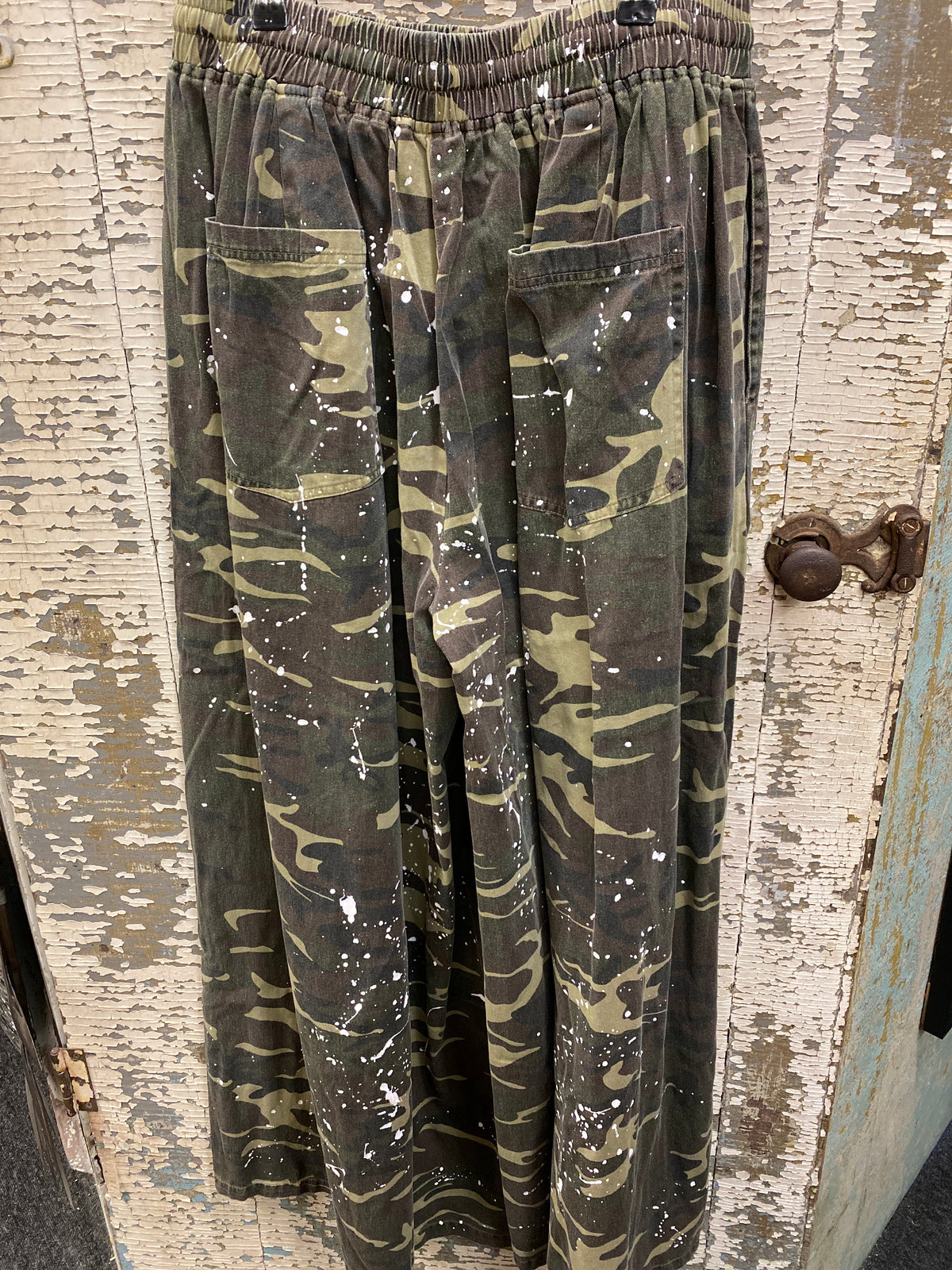 Mineral Washed Camo Pants
