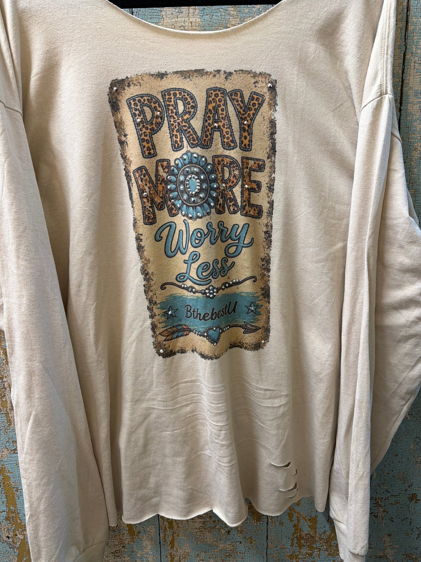 Bthebestu -Long Sleeve Tee - Pray More