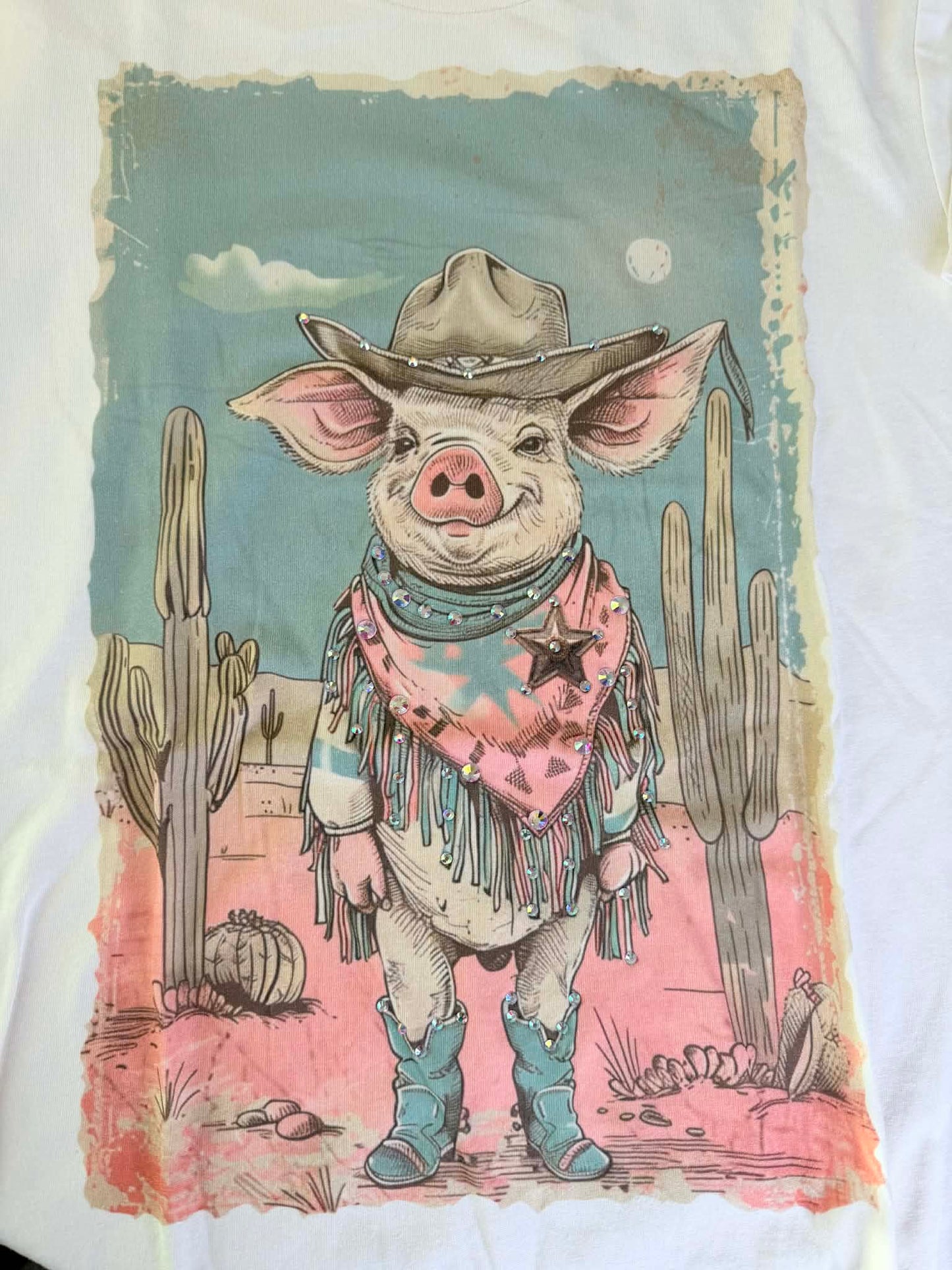 Rodeo Pig - Tshirt