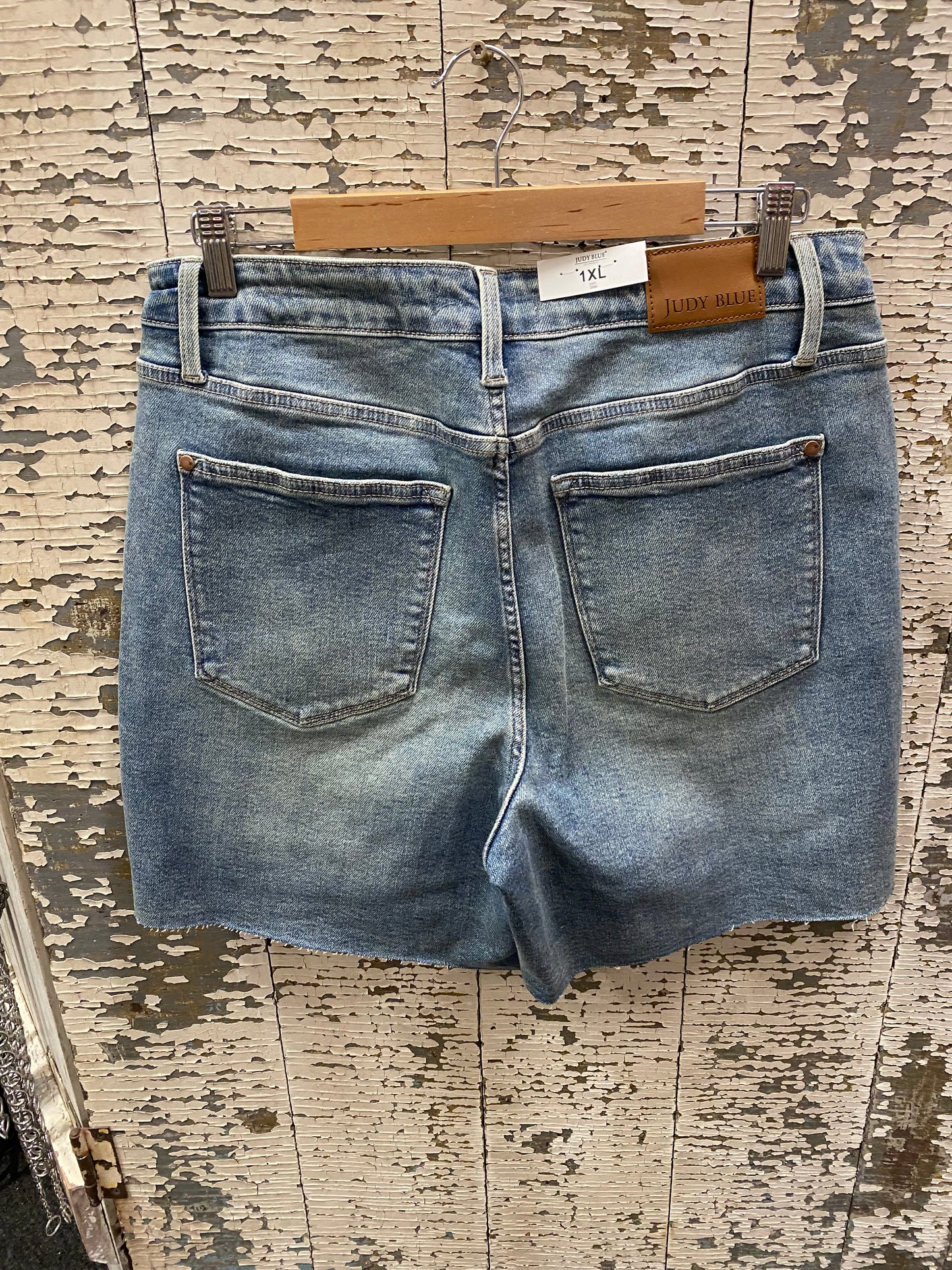 Judy Blue - Vintage Wash Side Slit Shorts