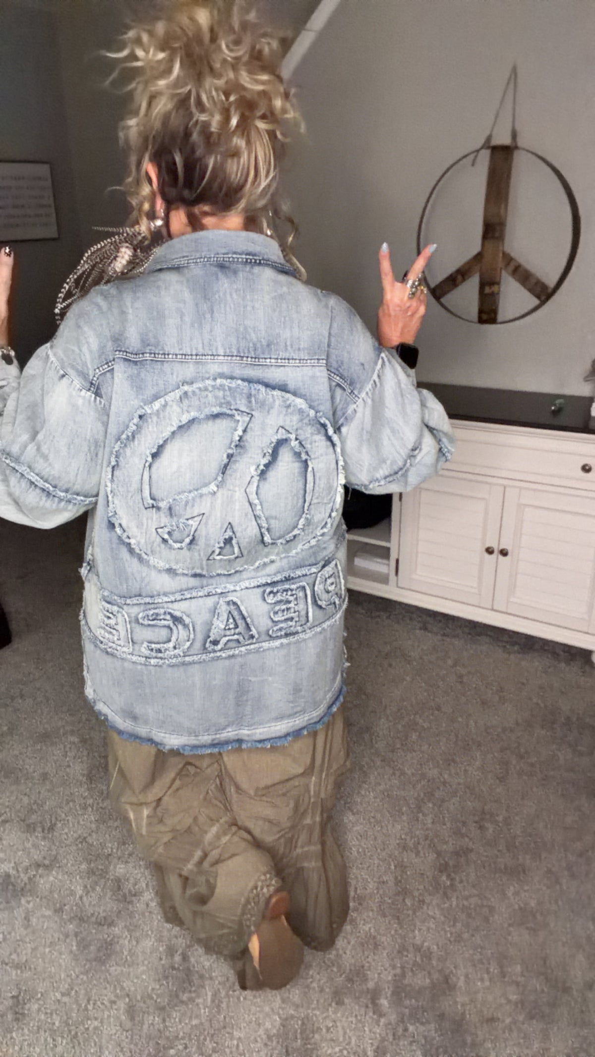 Peace Patchwork Jacket