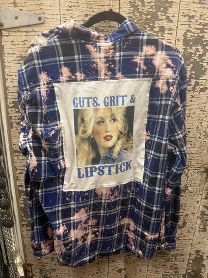 Distressed Flannel - Dolly