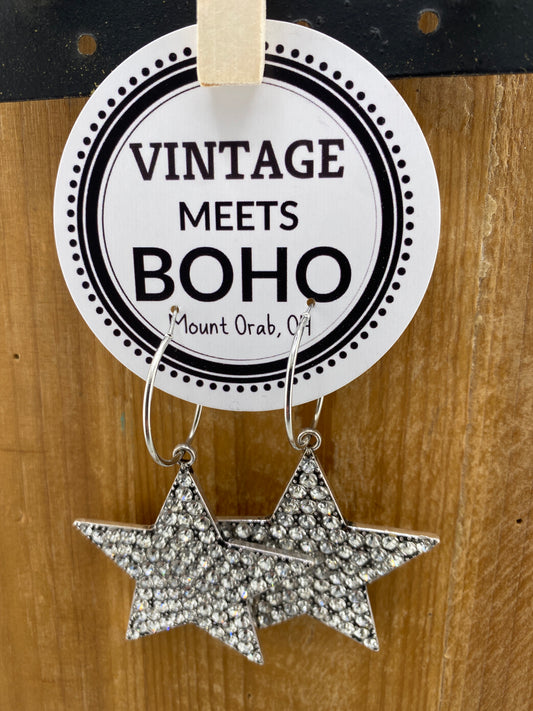 Silver Bling Stars FINAL SALE