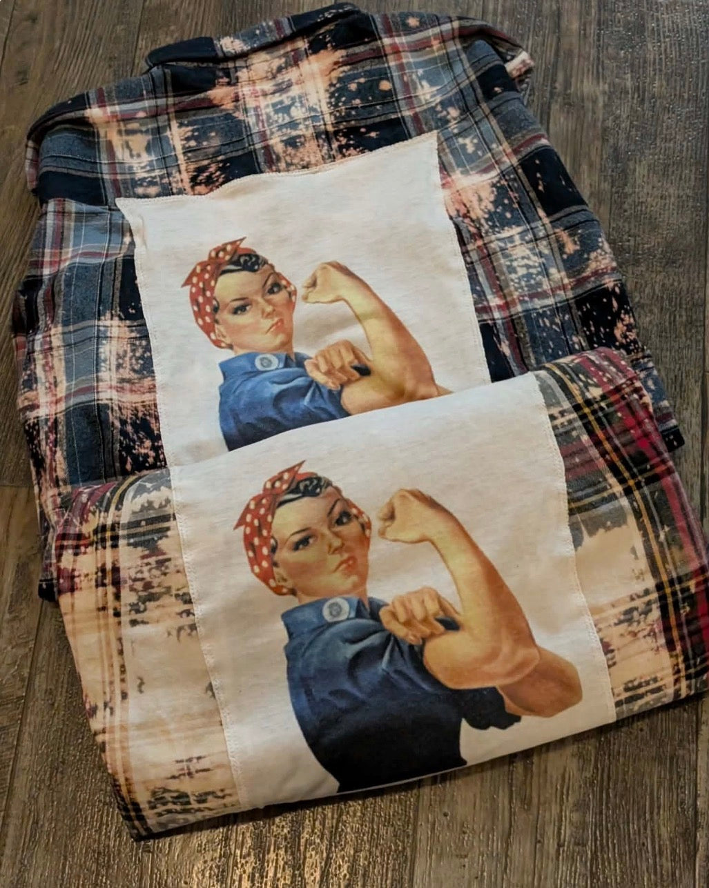 Distressed Flannel- Rosie