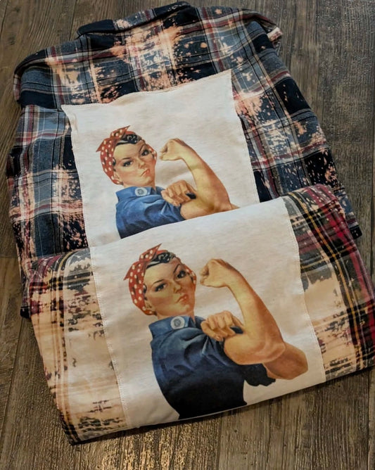 Distressed Flannel- Rosie