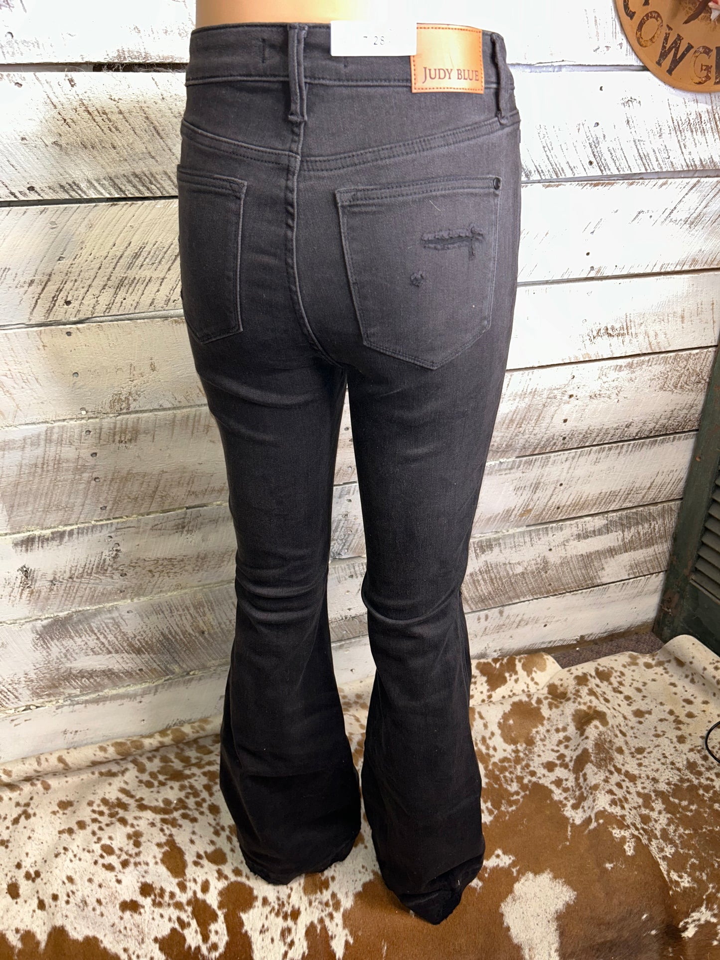 Night Out Distressed Flare Jeans