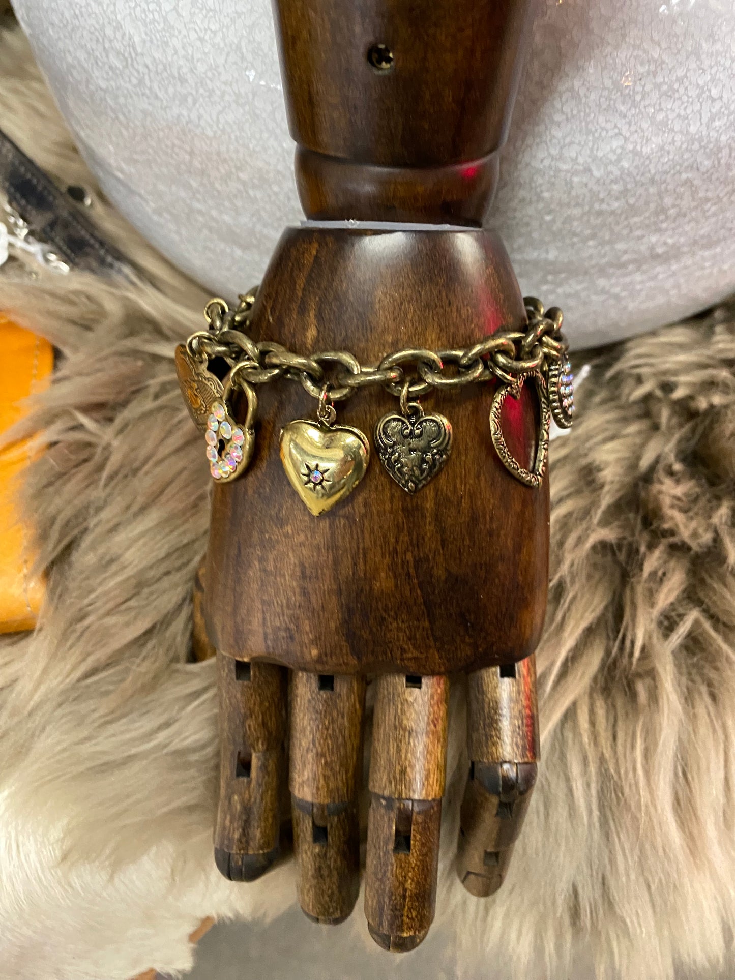 Multi Heart Charm Bracelet