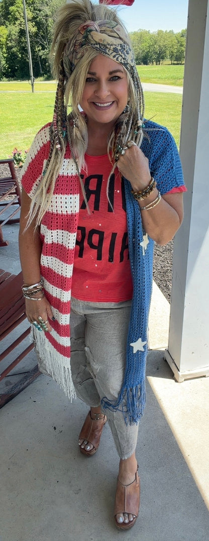 Firecracker Fringe  Knit Cardigan