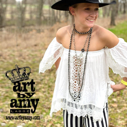 Cowboy Pearls Necklace FINAL SALE