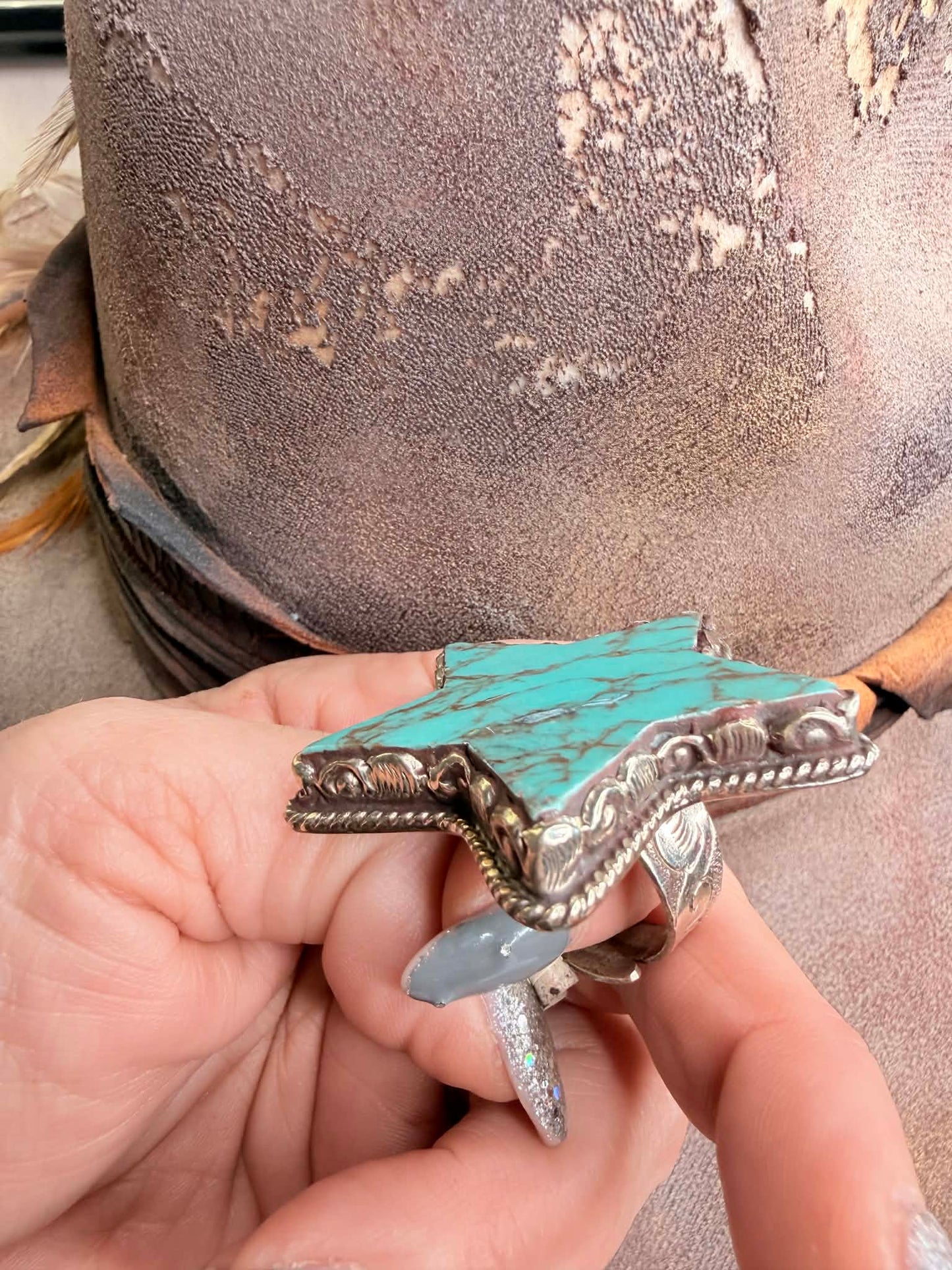 Turquoise Star Ring FINAL SALE