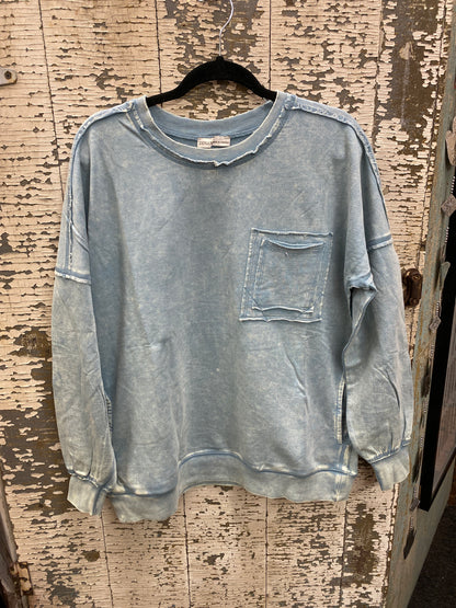 Mineral Washed Crewneck Sweatshirt