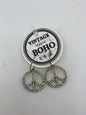 Bling Peace Earring FINAL SALE