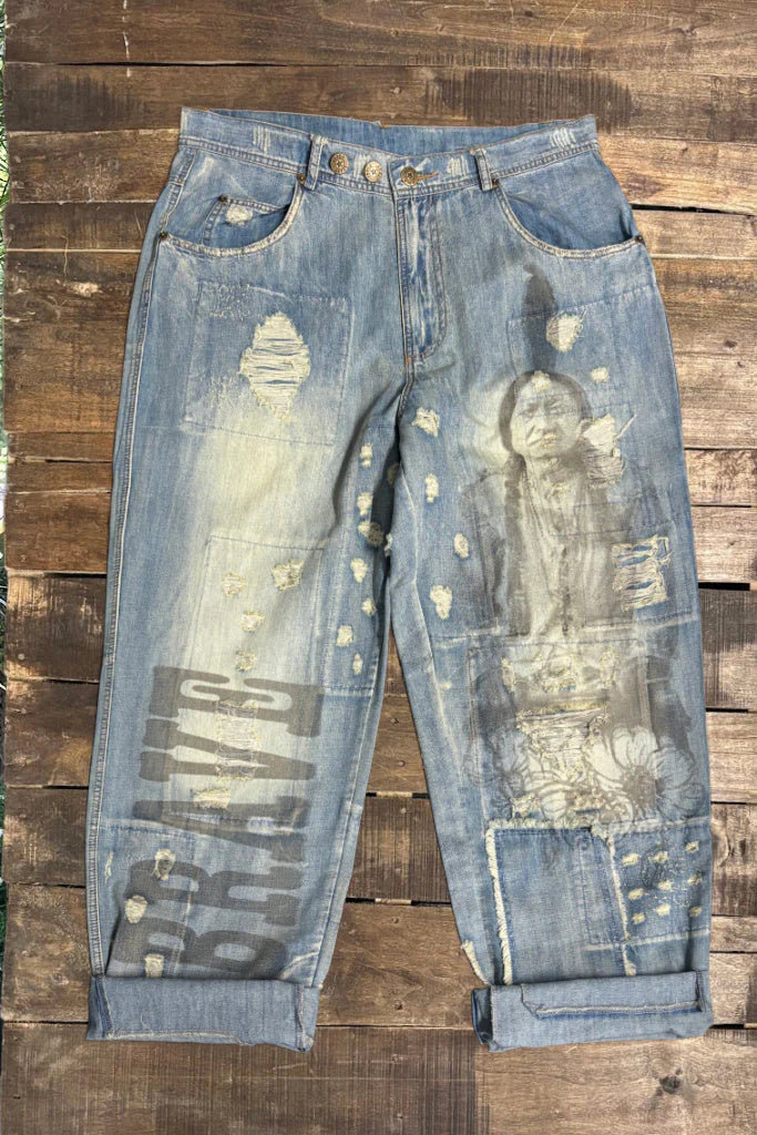 Peace and Love Jeans - Brave Heart