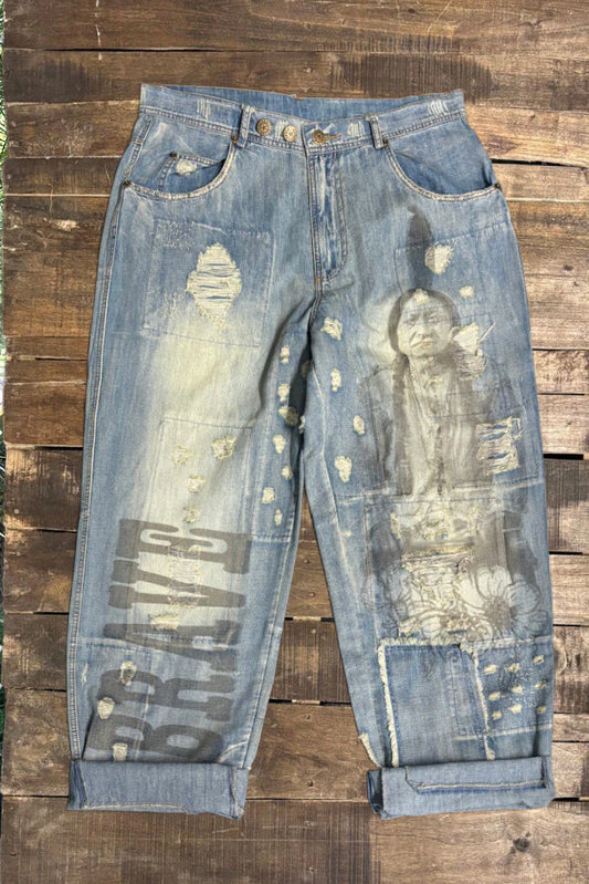 Peace and Love Jeans - Brave Heart