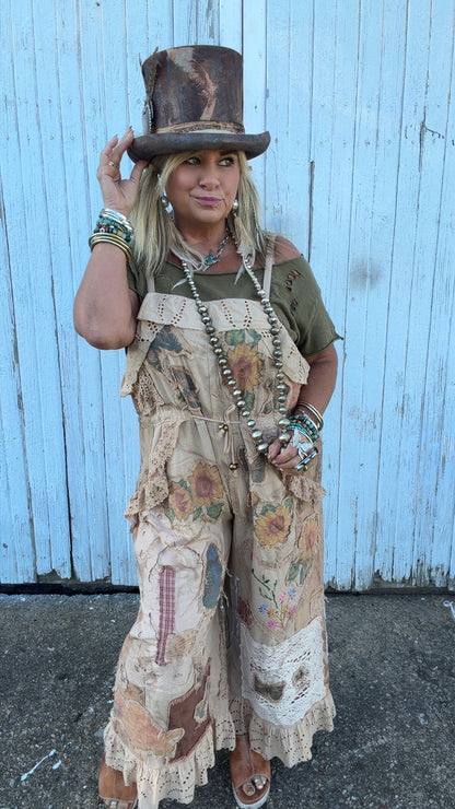 Floral Meadows Overalls
