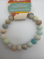 Gemstone Energy Bead Stretch Bracelets 8mm