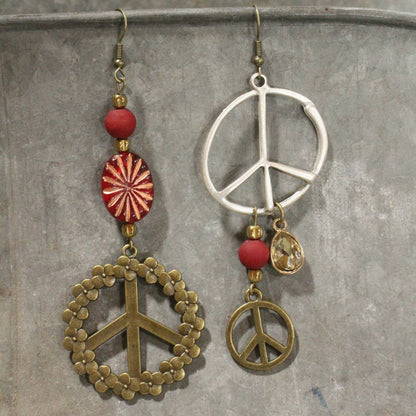 Peace & Love Dangle Earrings FINAL SALE