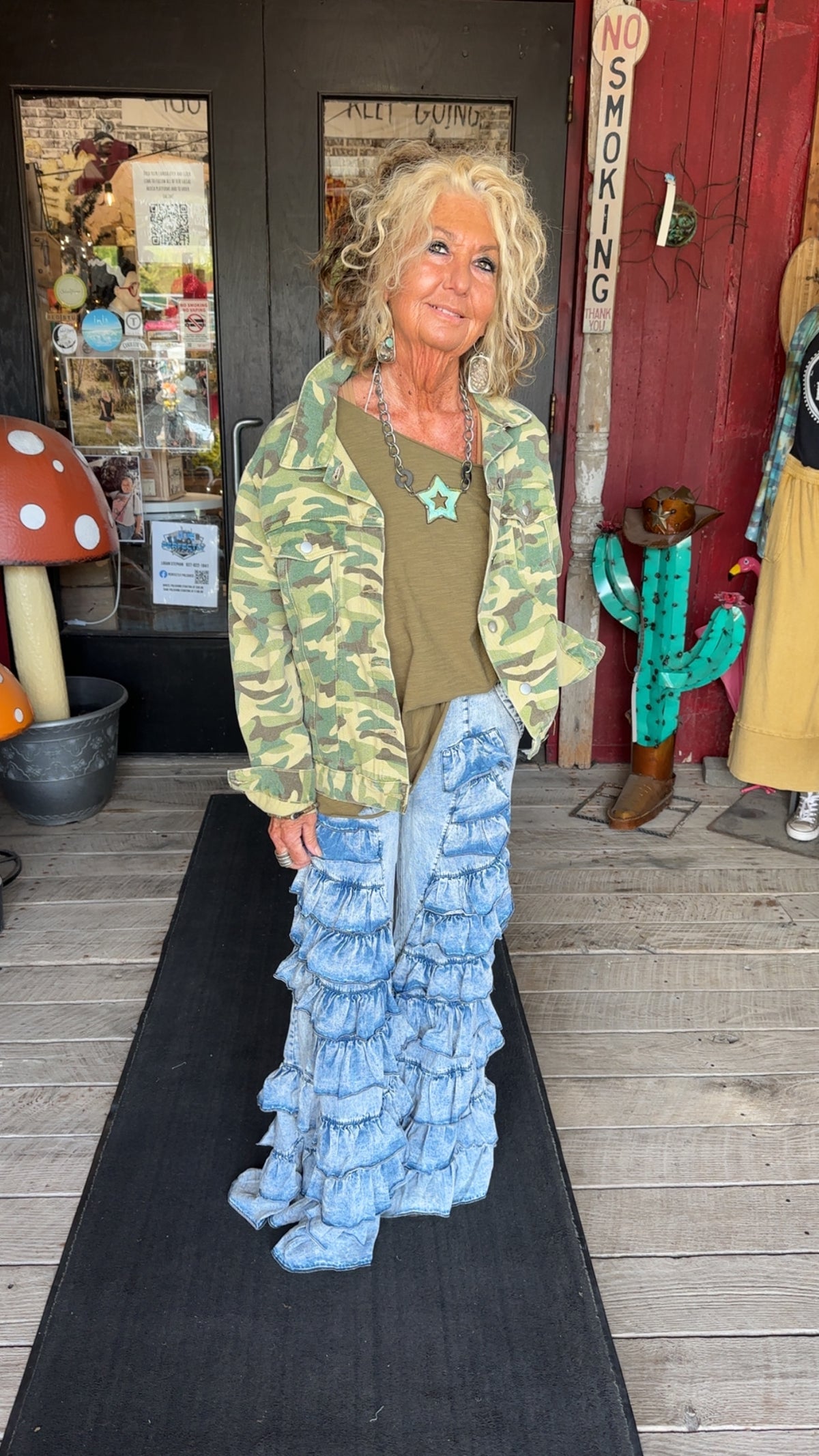 Camo Denim Jacket
