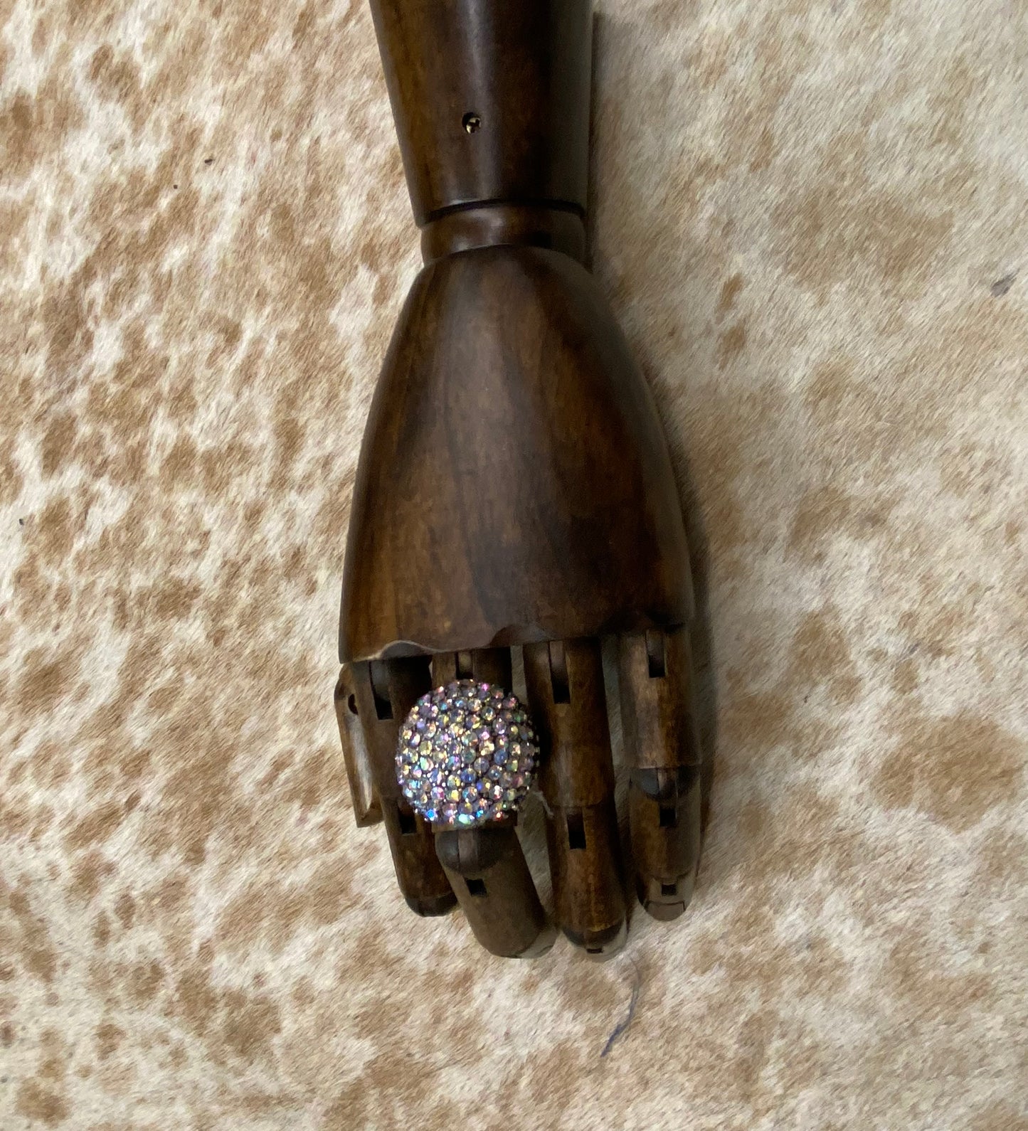 Square Crystal Ring