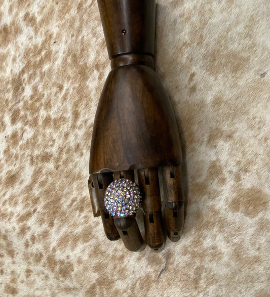 Square Crystal Ring