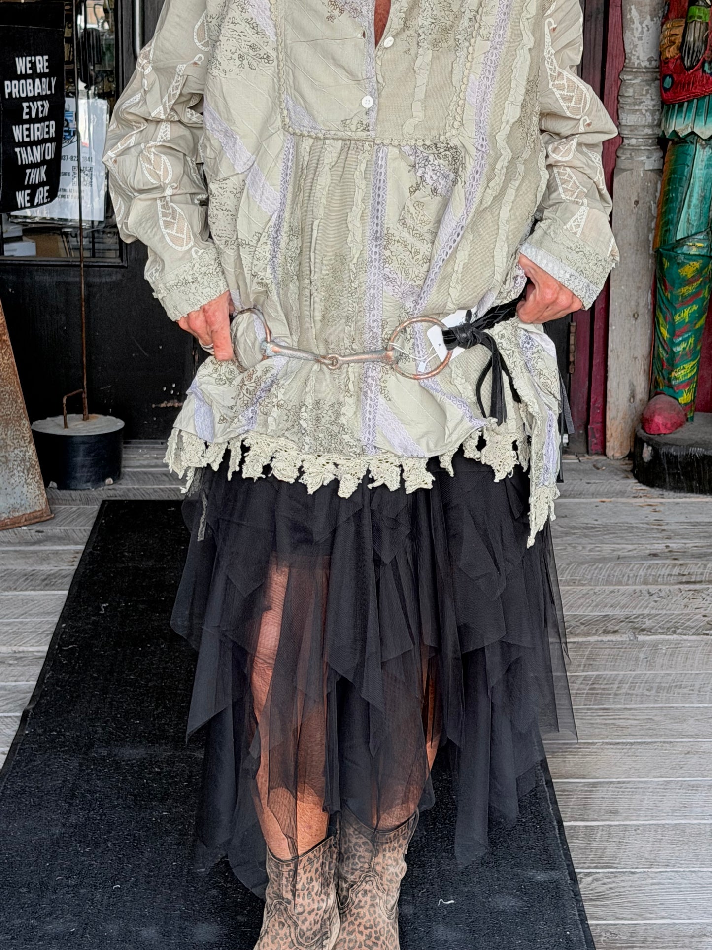 Dreamy Tiered Tulle Midi Skirt with Floaty Hem