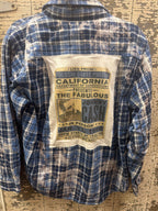 Distressed FLannel - Cash
