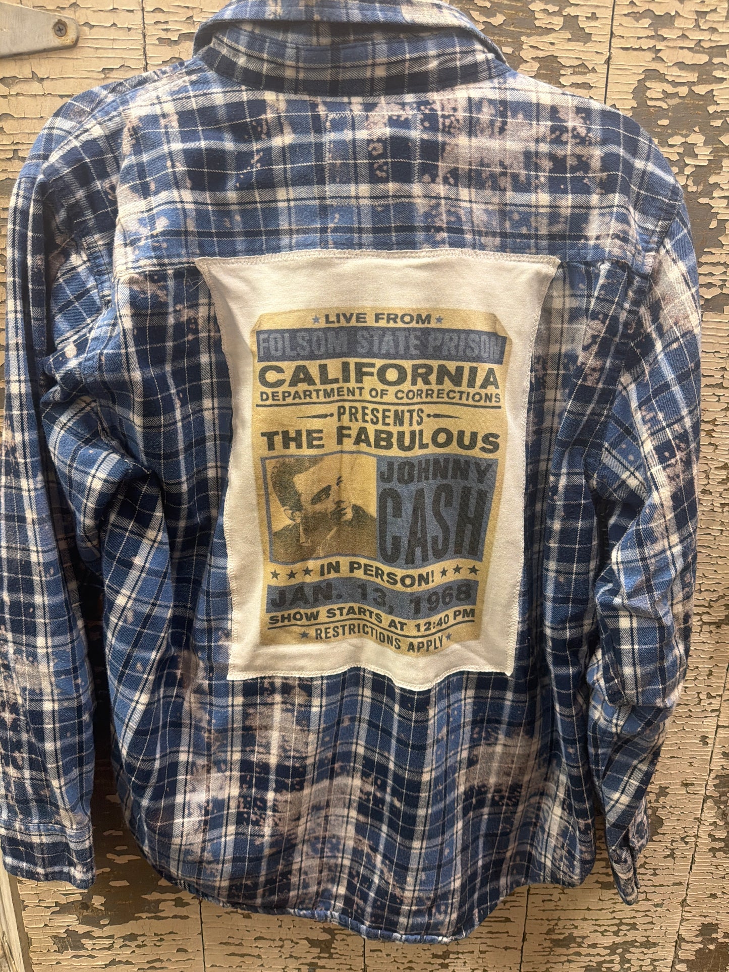 Distressed FLannel - Cash