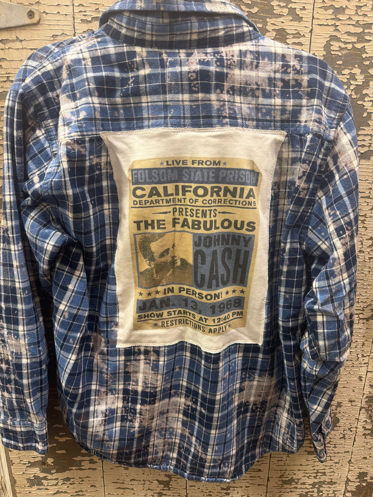 Distressed FLannel - Cash