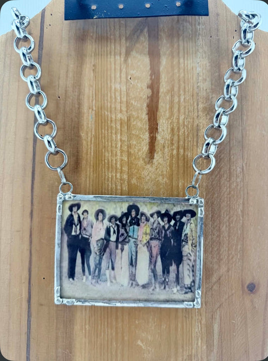 Cowgirls Photo Necklace FINAL SALE