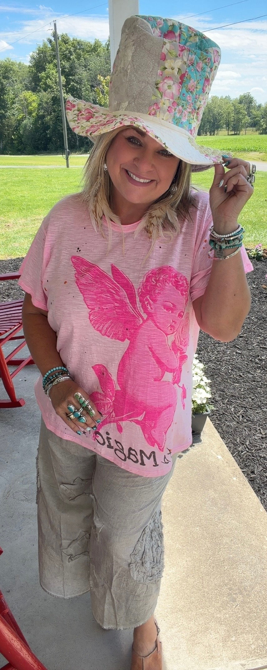 Worn and Weathered Tee - True Love