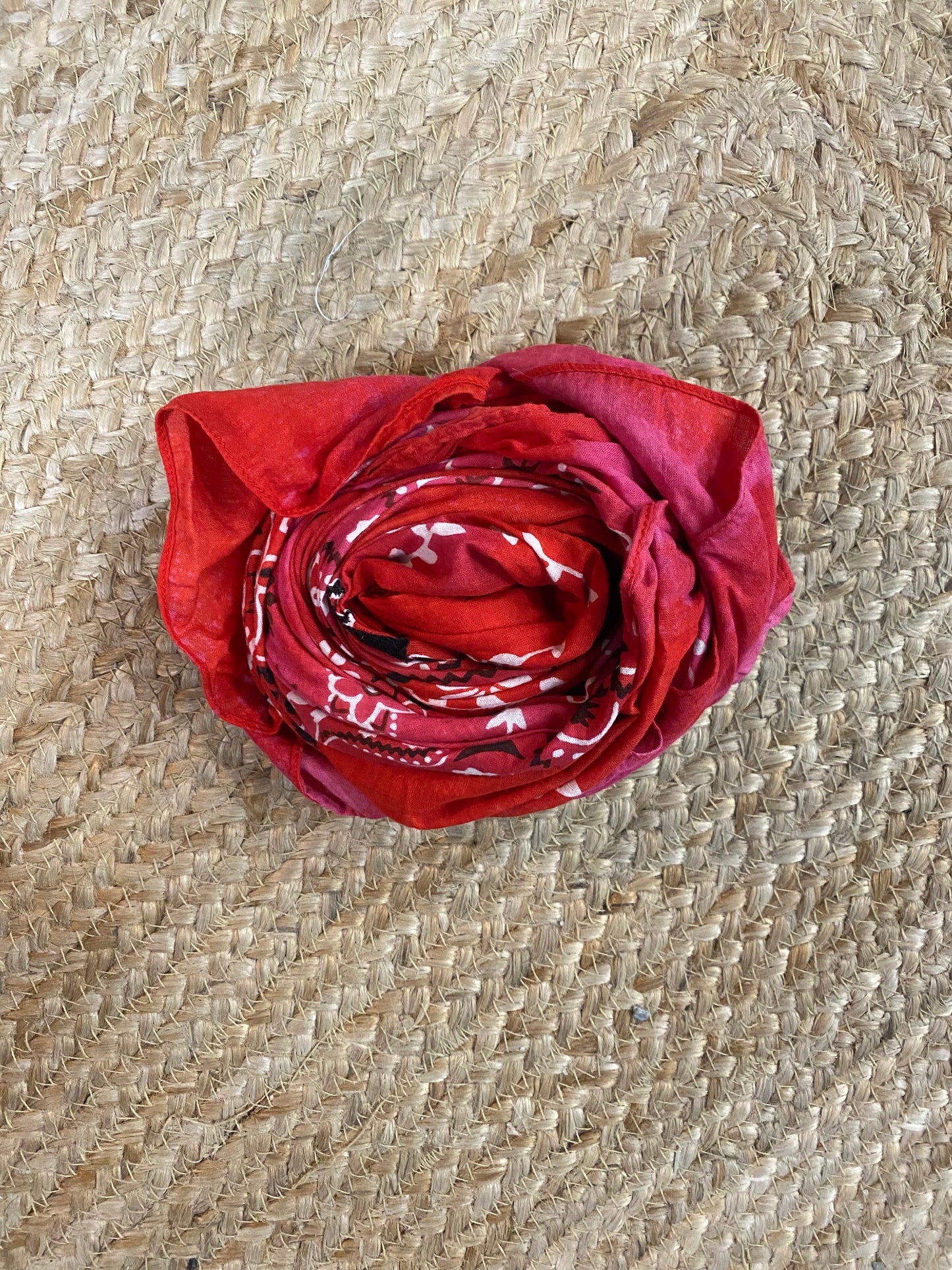 Oversized Bandana -Distressed