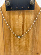 Rosary & Crystal Center Pendant Necklace FINAL SALE