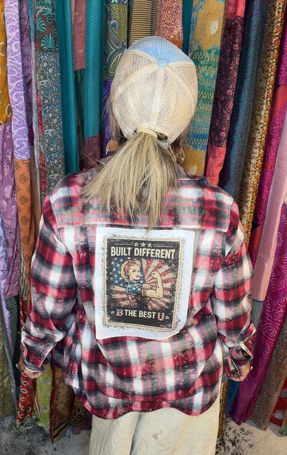 BtheBestU Flannel - Built Different