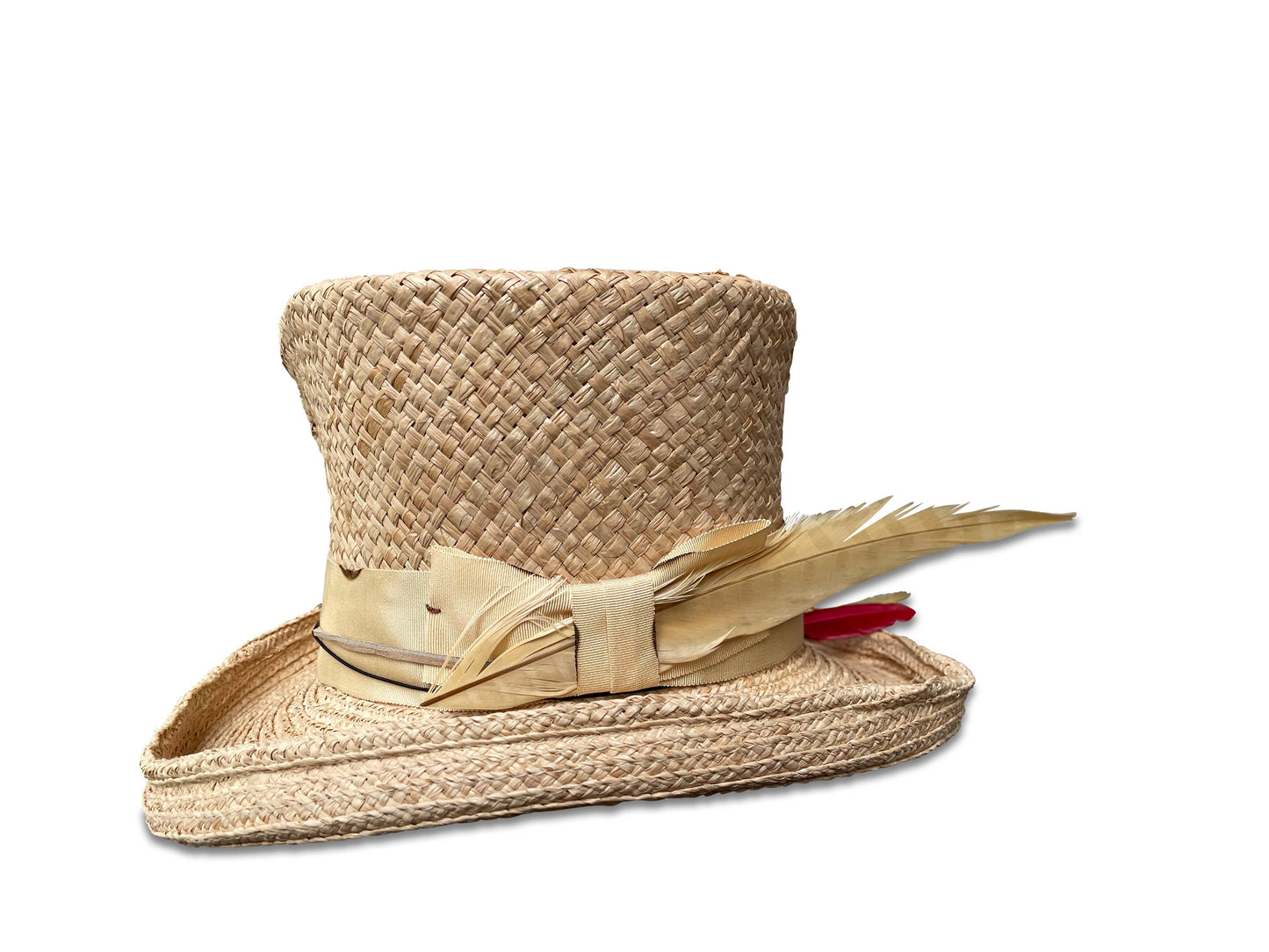 Mixed Media Madhatter - Straw Top Hat